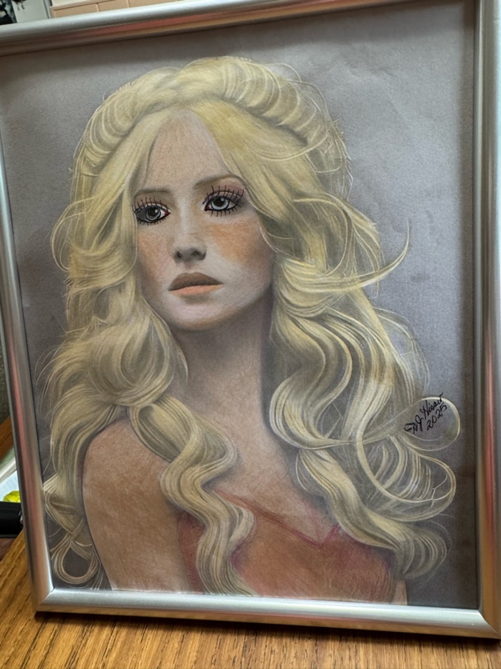 Serene, vulnerable portrait of Helena.
